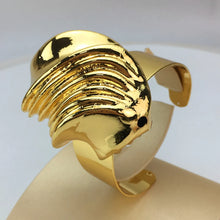 Hot Selling Italian Gold Plated Jewelry Women's Wedding Party Banquet Big Pendant Light Weight Bold Jewelry Sets FHK16803