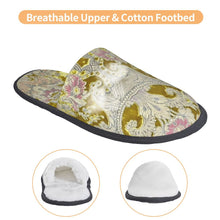 Custom Queen Of Absolutely Everything Gold Baroque Soft Memory Foam House Slippers Women Comfy Warm Anti-skid Sole Slipper