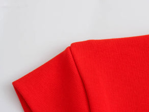 2024 Spring and Summer New Sweet and Spicy Slim Fit Waist Slimming Half Tall Collar Long Knitted Dress Straight Barrel Skirt