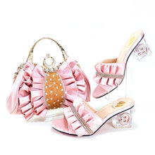 Women's Italian Shoe and Bag Set For Party And Weddings