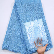 African Milk Silk Mesh Lace with Sequins 2025 French Net Lace Fabric Sewing Embroidered Lace Tulle Nigerian Women Wedding Dress