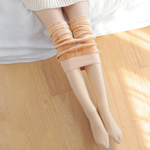 Women Winter Leggings Warm Leggins High Waist Solid Color Velvet Women Thickened Velvet Leggings Stretchy Black Leggings