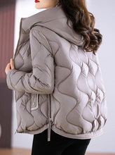 Winter Women Outerwear Hooded Cotton Parkas