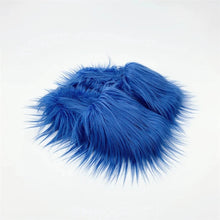 Faux Fur Slippers 2023 Women Winter Plush Warm Home Flat Slides Mongolian Wool Flip Flops Y2K Girls Furry Shoes Cute Slippers