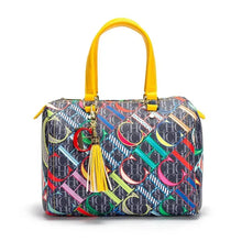 Women's Commuter Crossbody Colorful Printed Monogram Bag