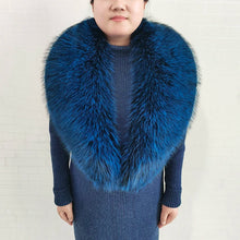 Women's Warm Fluffy Shawl Fashionable Artificial Fluffy Collar Scarve