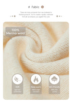 100% Merino wool fall/winter new women's sweater crewneck hooded Cardigan Fashion all-in-one warm pants suit