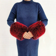 Women's Warm Fluffy Shawl Fashionable Artificial Fluffy Collar Scarve