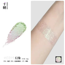 Qianyan Monochrome Eyeshadow Cheeryep Chameleon Highlight Pearlescent Highgloss Eye Shadow Matte Self Assembled
