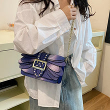 2024 New Handmade Rivet Butterfly Wing Crossbody Bag Women Designer Handbag And Purse Small Square Bag 8 Color Pu Leather Bags