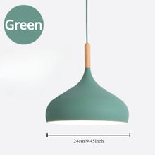 New Modern Pendant Lamps Macaroon Chandelier for Restaurant Bedroom Hanging Lights Aluminum Single Chandelier Office Decorative