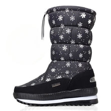 Winter women's Warm Plush Mid-calf Waterproof Snow Boot