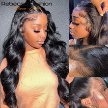 Body Wave Lace Front Wigs 180D Transparent Lace Frontal Wig Human Hair Wigs T Part Lace Wig Brazilian Body Wave Lace Wig