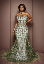 Kalume 2025 African Lace Fabric Sequins Nigerian Mesh Lace Fabric Sequins 5 Yards High Quality For Party Wedding Dress F3811