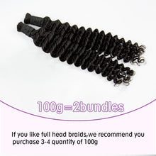 Natural Human Braiding Hair 26 28 Inch Deep Water Wave Bulk Human Hair for Boho Braids No Weft 16A Virgin Curly Hair Extensions