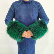 Women's Warm Fluffy Shawl Fashionable Artificial Fluffy Collar Scarve