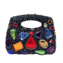 Women Gold Crystal Clutch Purse Gems Evening Bags Party Dinner Diamond Shoulder Bags Cocktail Rhinestone Handbags and Purses
