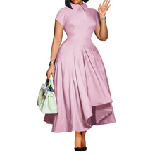 Women's 2025 summer fashion temperament high-waisted banquet skirt elegant evening dress