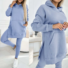 Women's Two Pieces Set Hooded Tracksuit Set