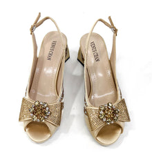 Venus Chan-Italian Shoes and Bags Matching Set for Women Bow Rhinestones Peep Toe High Heels Purple Color Nigerian Party 2024