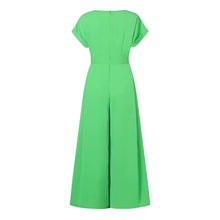 Women Party Elegant Jumpsuits Summer Spring Wide Leg Rompers Solid Color Wide Leg Playsuits Holiday Chic Sleeveless Overall