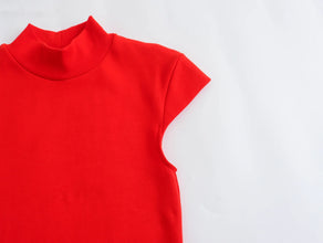 2024 Spring and Summer New Sweet and Spicy Slim Fit Waist Slimming Half Tall Collar Long Knitted Dress Straight Barrel Skirt