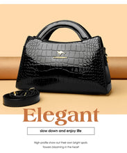 KAIDIFEINIROO Kangaroo Brand Alligator Pu Leather Shoulder Crossbody Bag Clutch Hand Bags for Mother Small Women Handbags New