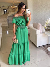Summer Boho Red Dress Fashion Short Sleeve Beach Long Dress Casual Loose Elegant Holiday Party Dresses For Women Robe Femme 2023