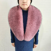 Women's Warm Fluffy Shawl Fashionable Artificial Fluffy Collar Scarve