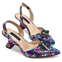 2024 Champagne Color Thin Heels Pointed Toe Crystal Design Ladies Shoes Matching Bag Set For Women Weeding Party Pump