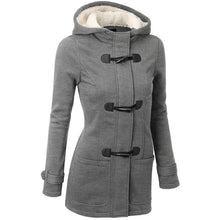 Womens Winter Hooded Cardigans Fleece Outerwear Hooded Jacket