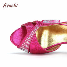 2024 High Quality Orange Color Peep Toe Butterfly Design Shoes Matching Bag Mature Ladies Party Women