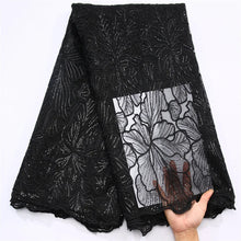 African Milk Silk Mesh Lace with Sequins 2025 French Net Lace Fabric Sewing Embroidered Lace Tulle Nigerian Women Wedding Dress
