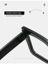 Big Oversized Square Eyeglass Frames Women Trendy Gradients Transparent Computer Optical Lenses Glasses Anti Blue Lens Eyewear