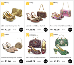 New Design Italian Shoe and Bag Set for Party In Women Ladies Shoes and Sandals Snake Print Heels Wedding Shoes for Women Bride