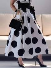 Modigirl 2025 Summer Ladies Polka Dots Elegant Dress Daily X-Line Fit & Flare Shirt Dress for Women Party Evening Prom Dresses