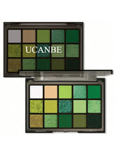 UCANBE 15 Shades Eyeshadow Palette Purple Chameleon Shimmer Glitter Matte Matellic Eye Shadow Makeup Palette Halloween Makeup