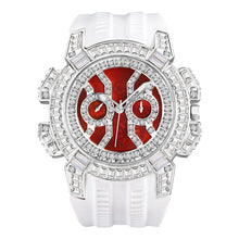 MISSFOX New Red Quartz Watch For Men Luxury Hip Hop Streetwear Clock Waterproof watches AAA Quartz Men's Wristwatches