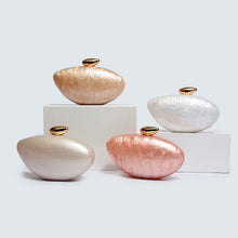 2025 New Designer Evening Bag for Women - Trendy Acrylic Clutch Purse with Chain, Elegant Ellipse Shoulder Bag for Party Wedding