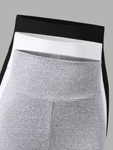 Spring and Autumn girls elastic knit base tight pants 3 pieces - black - white - grey