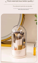360° Rotating Makeup Brush Holder Desktop Makeup Organizer Cosmetic Storage Box Lipstick Eyebrow Brush Holder Jewelry Container