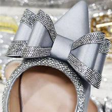 New Arrival Elegant African Party High-heeled Shoes Chain Decoration Trendy Women's Sandals Nigerian Women Wedding Pumps