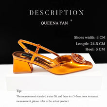 Queena Yan High-end Matching! Elegant Women's Shoes and Bag Shiny Big Rhinestone Wedding OL Luxury Fashion Shoes Good Quality