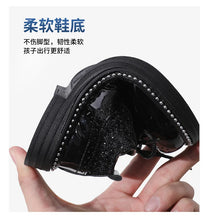 Boys Hollow Out silver Shoes Leather for Kids Party Wedding Dance Shoe Dress Toddler Fashion Children Shoes Flat Golden Autumn