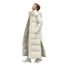 Women's Cotton Coat Loose Thick Warm Lengthen Down Cotton Hooded Long Parkas