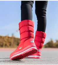 Winter women's Warm Plush Mid-calf Waterproof Snow Boot