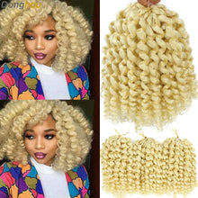 Ombre Jumpy Red Ginger Wand Curls Crochet Hair 1B 27 30 350 613 Purple Grey Colors jamaican twist braiding Hair 20 Strands/Pack