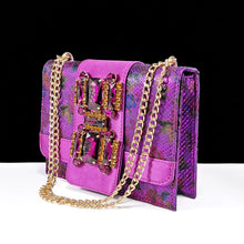 QSGFC Italian Sandals and Bags Matching Set 2024 Women Heel Party for Rose Gold Colour Wedding Bigger Size Thick Heel Shoes