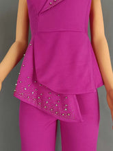 High Waist Strapless Jumpsuit Rivet Collar Lady Evening and Party Tube Top Jumpsuit for Women Elegant Sexy Birthday Jumpsuit