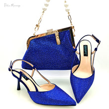 New Arrival Fashion Elegant Green Color Ladies Shoulder Bag for Party Or Commuting Large Capacity Ladies Bag and High Heels